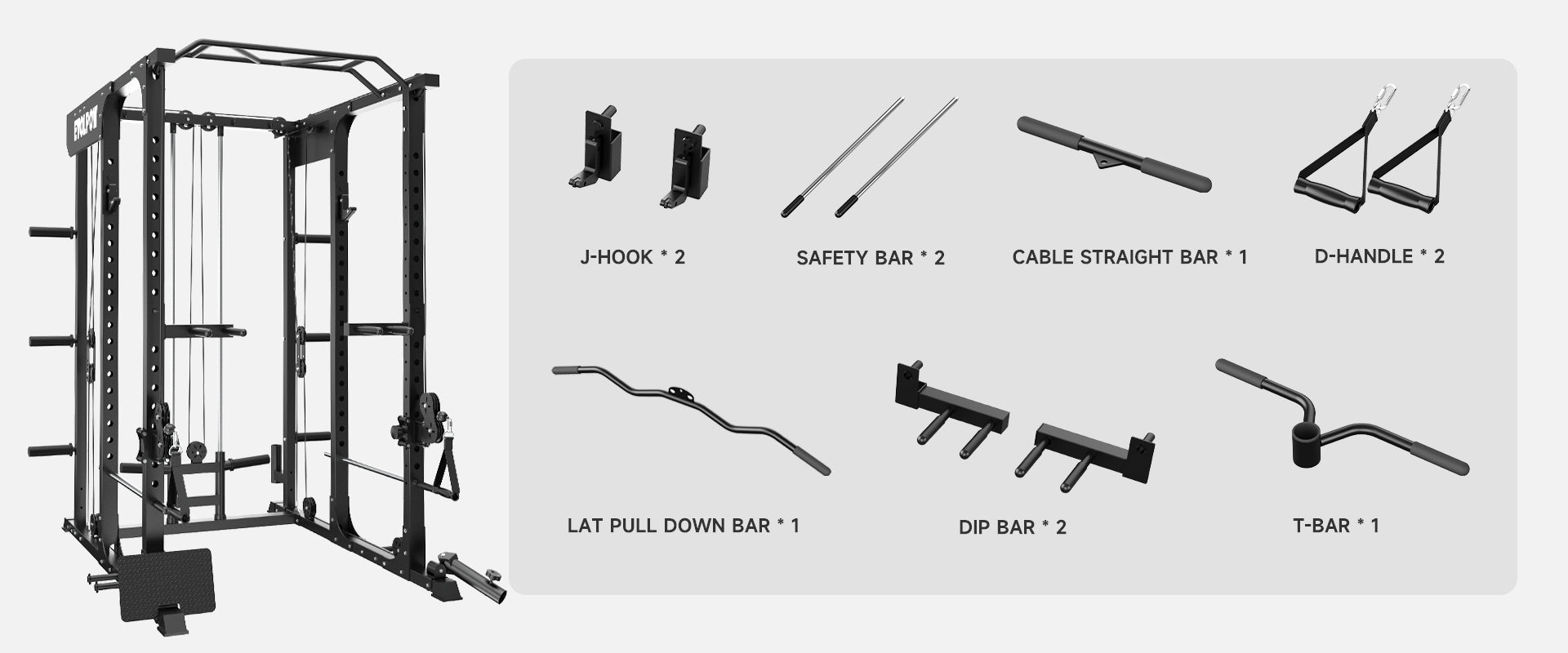 EVOLPOW P3A Tank All-in-One Power Rack Home Gym - Best Seller – Evolpow ...