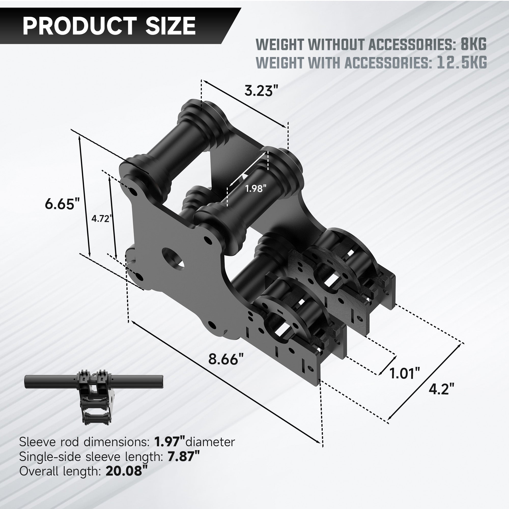 EVOLPOW Smith Machine Glider Attachment