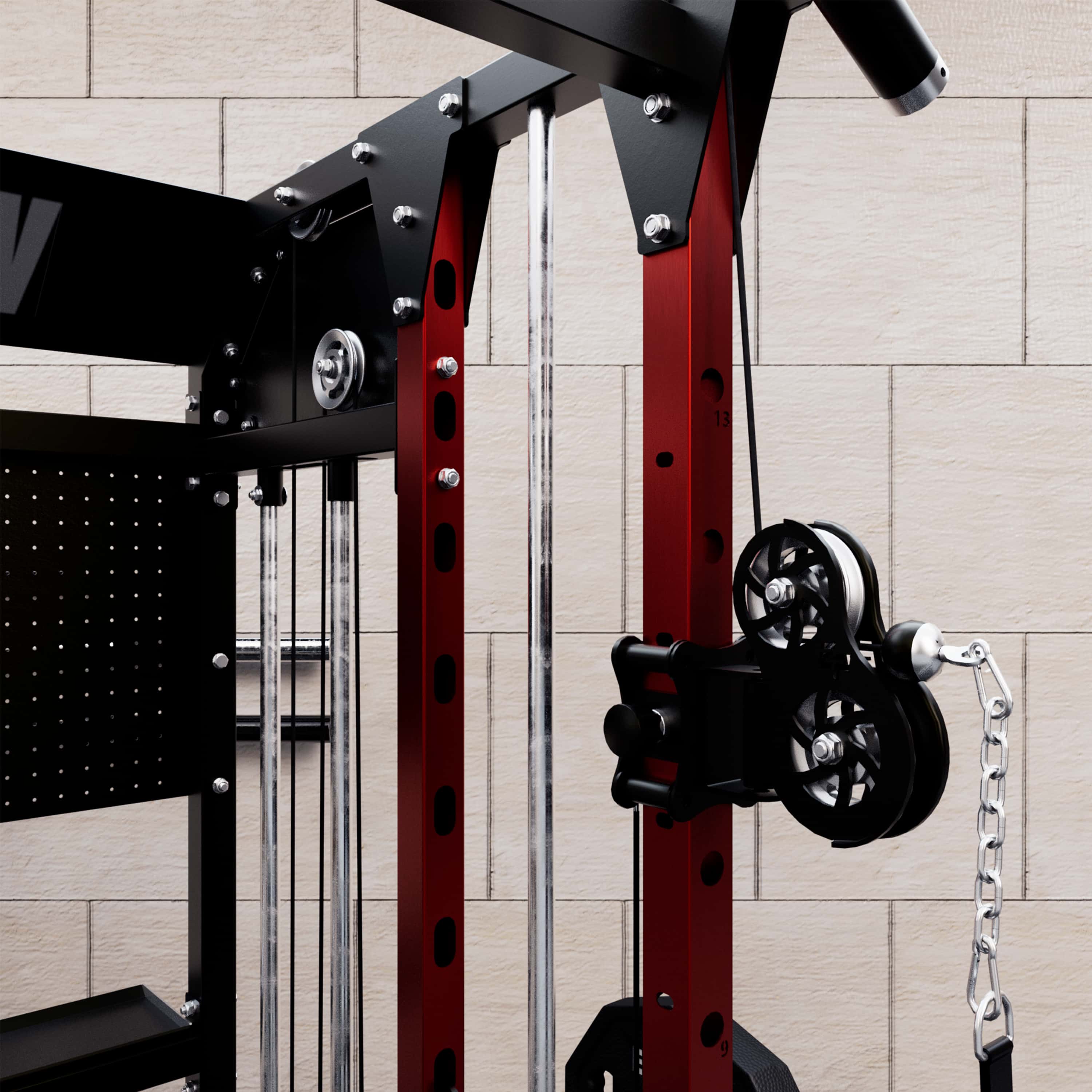 EVOLPOW Rack Attachment Aluminum Pulley Set