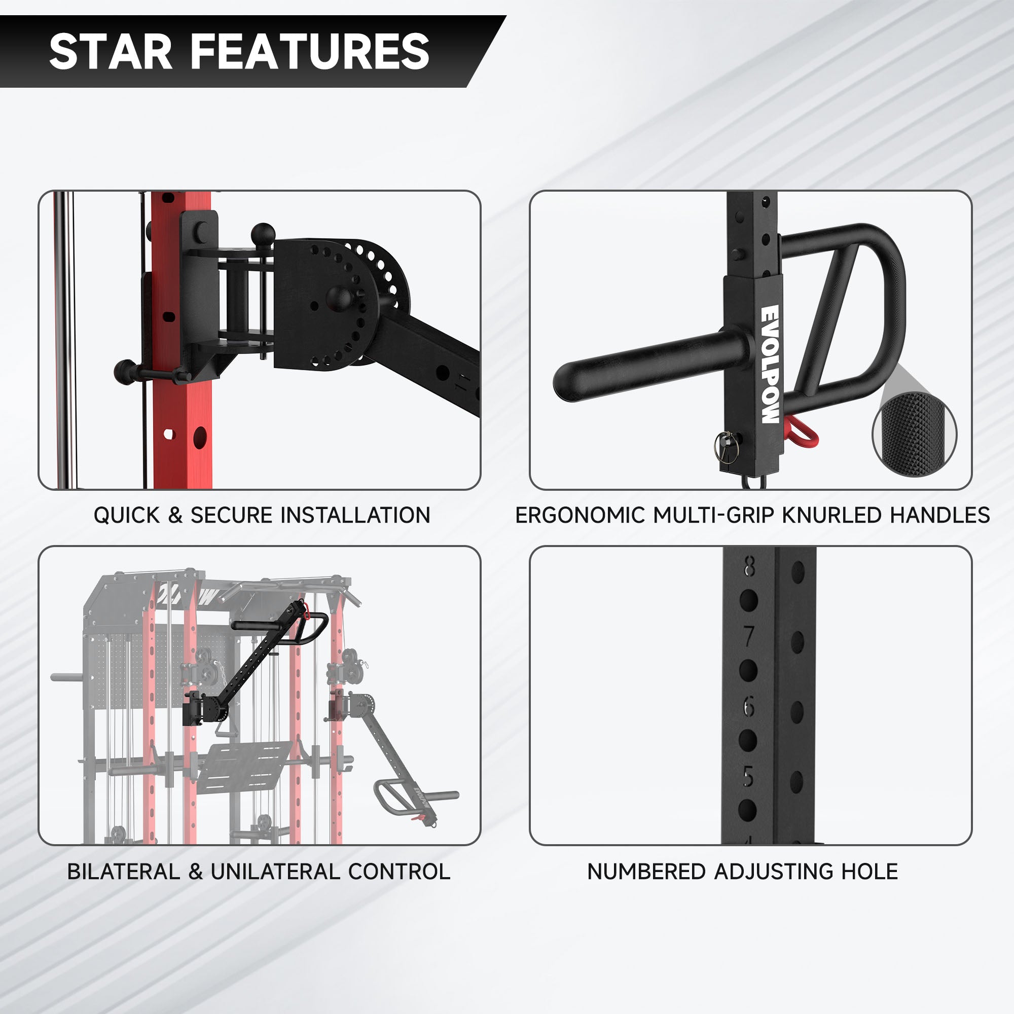 EVOLPOW Adjustable Lever Arms