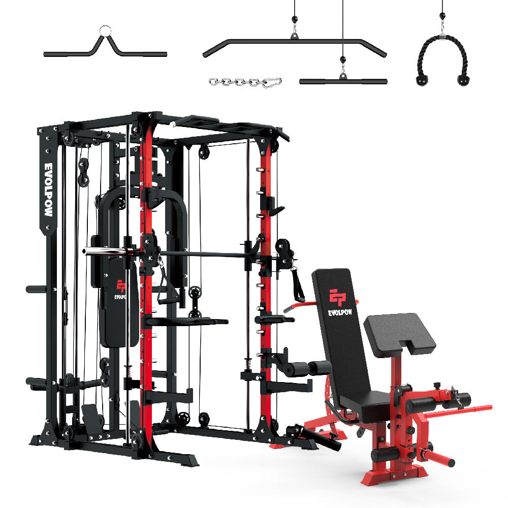 EVOLPOW M2A Brute All-in-One Smith Machine Home Gym