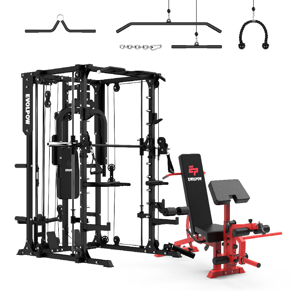 EVOLPOW M2A Brute All-in-One Smith Machine Home Gym
