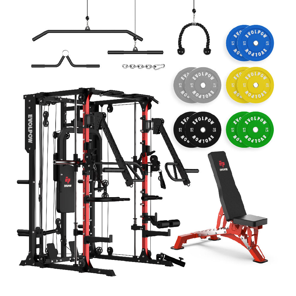 EVOLPOW M2A Brute All-in-One Smith Machine Home Gym