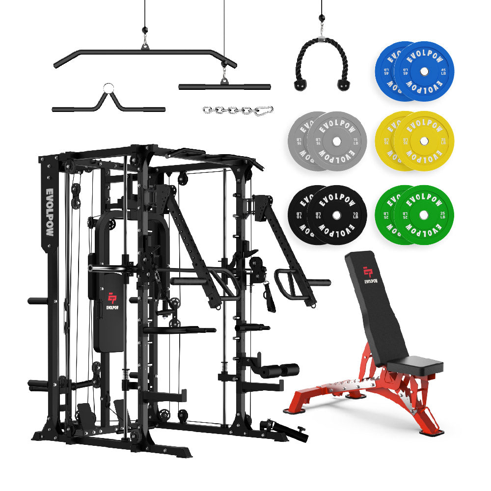 EVOLPOW M2A Brute All-in-One Smith Machine Home Gym