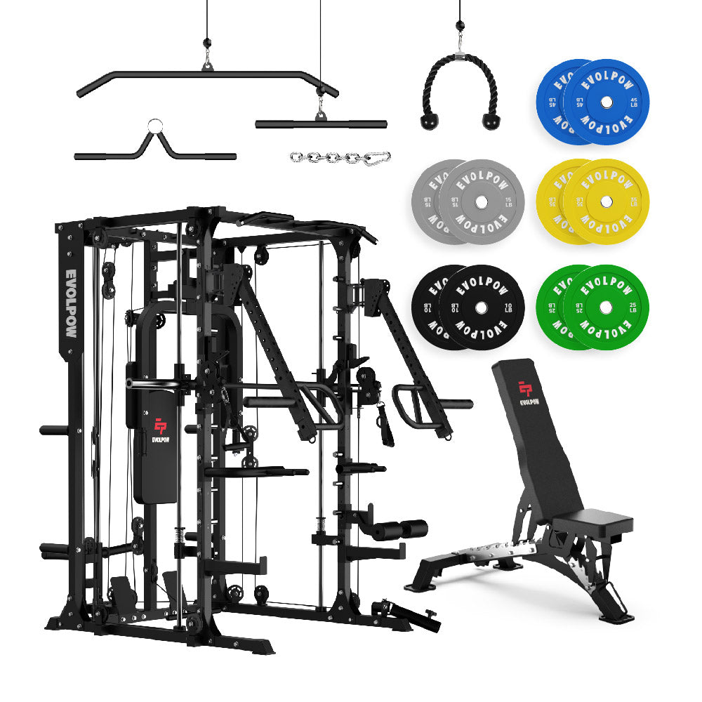EVOLPOW M2A Brute All-in-One Smith Machine Home Gym