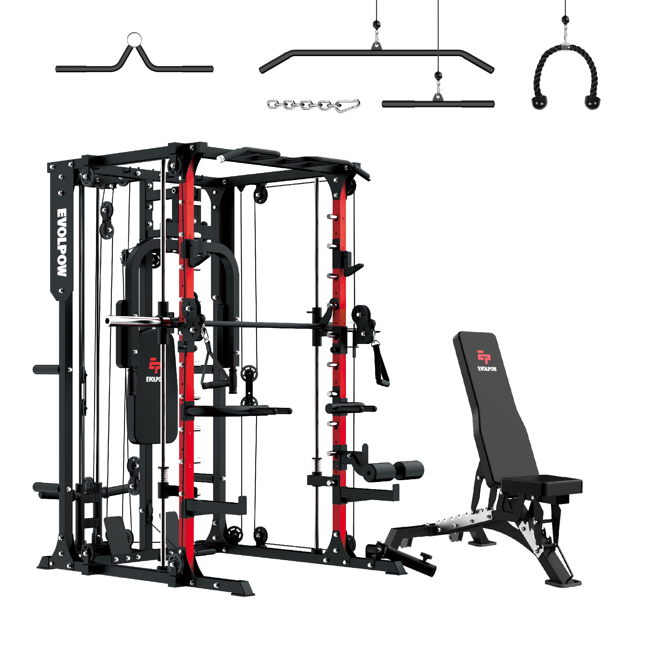 EVOLPOW M2A Brute All-in-One Smith Machine Home Gym