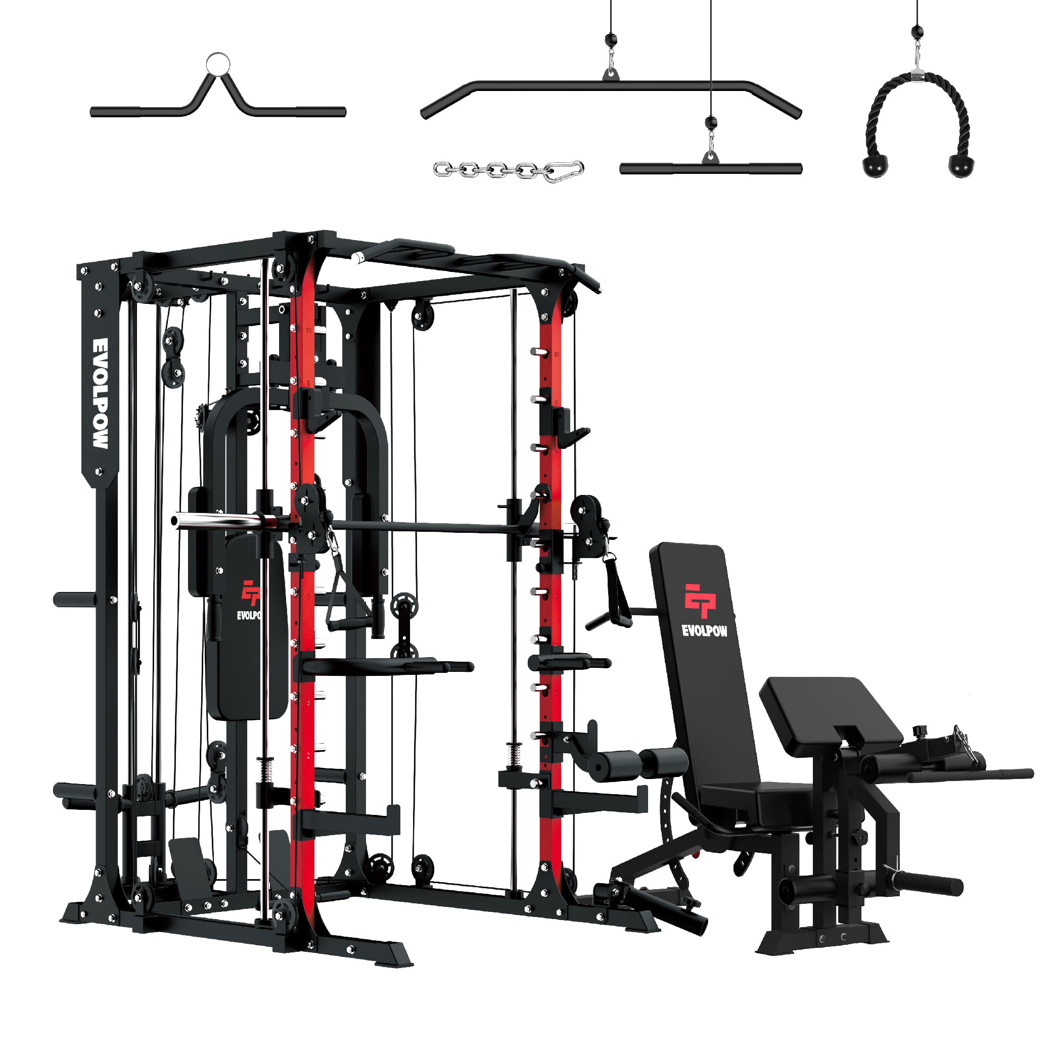 EVOLPOW M2A Brute All-in-One Smith Machine Home Gym