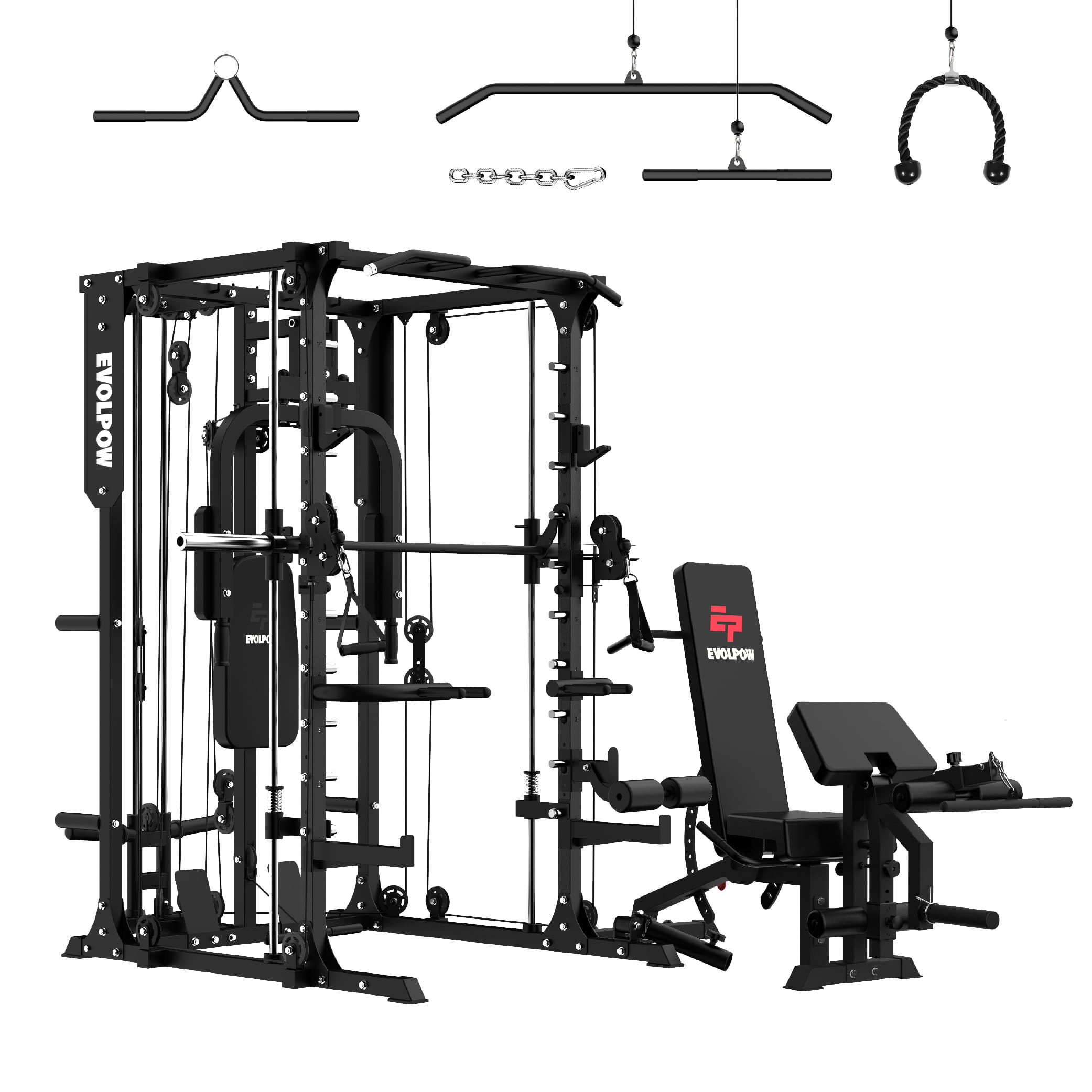 EVOLPOW M2A Brute All-in-One Smith Machine Home Gym