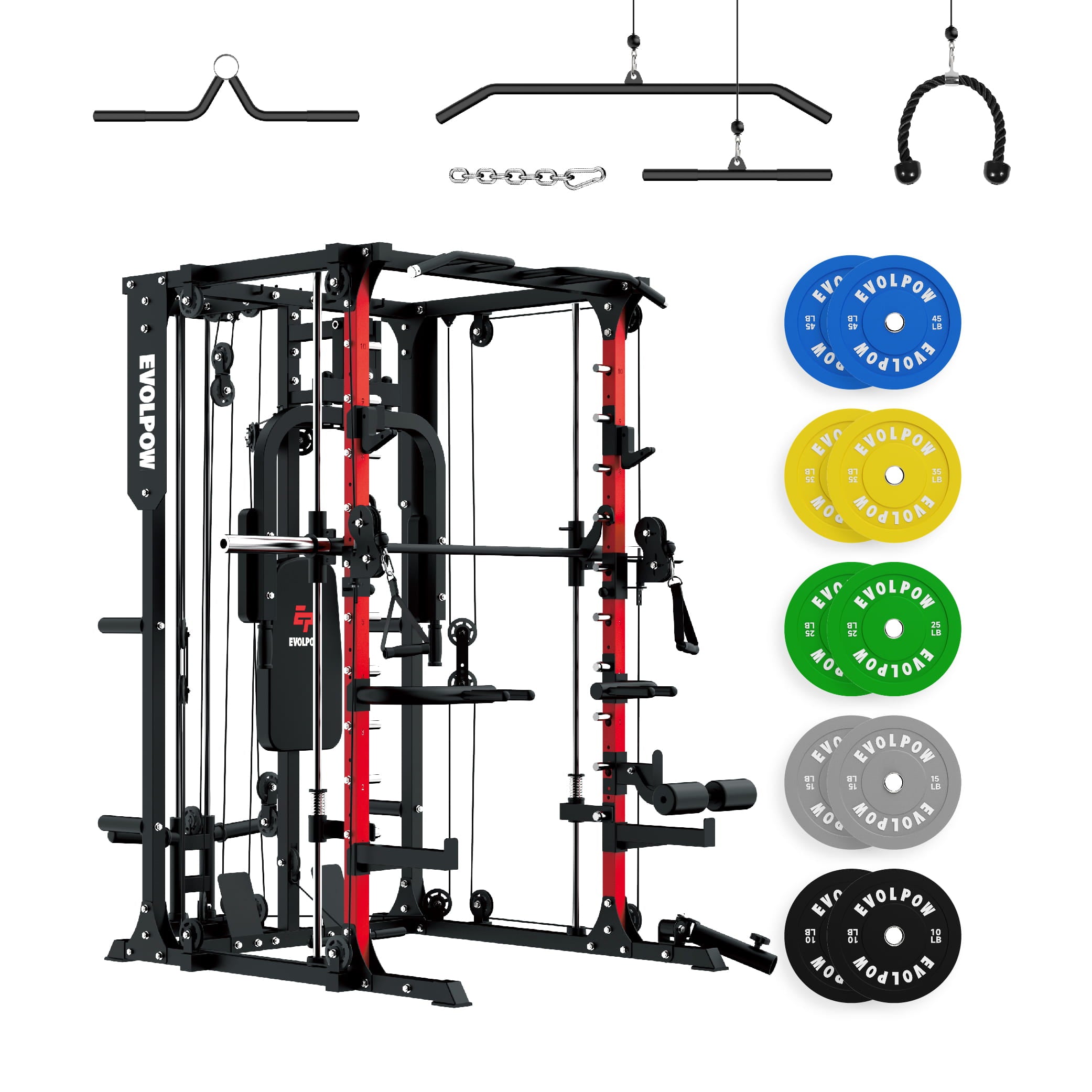 EVOLPOW M2A Brute All-in-One Smith Machine Home Gym