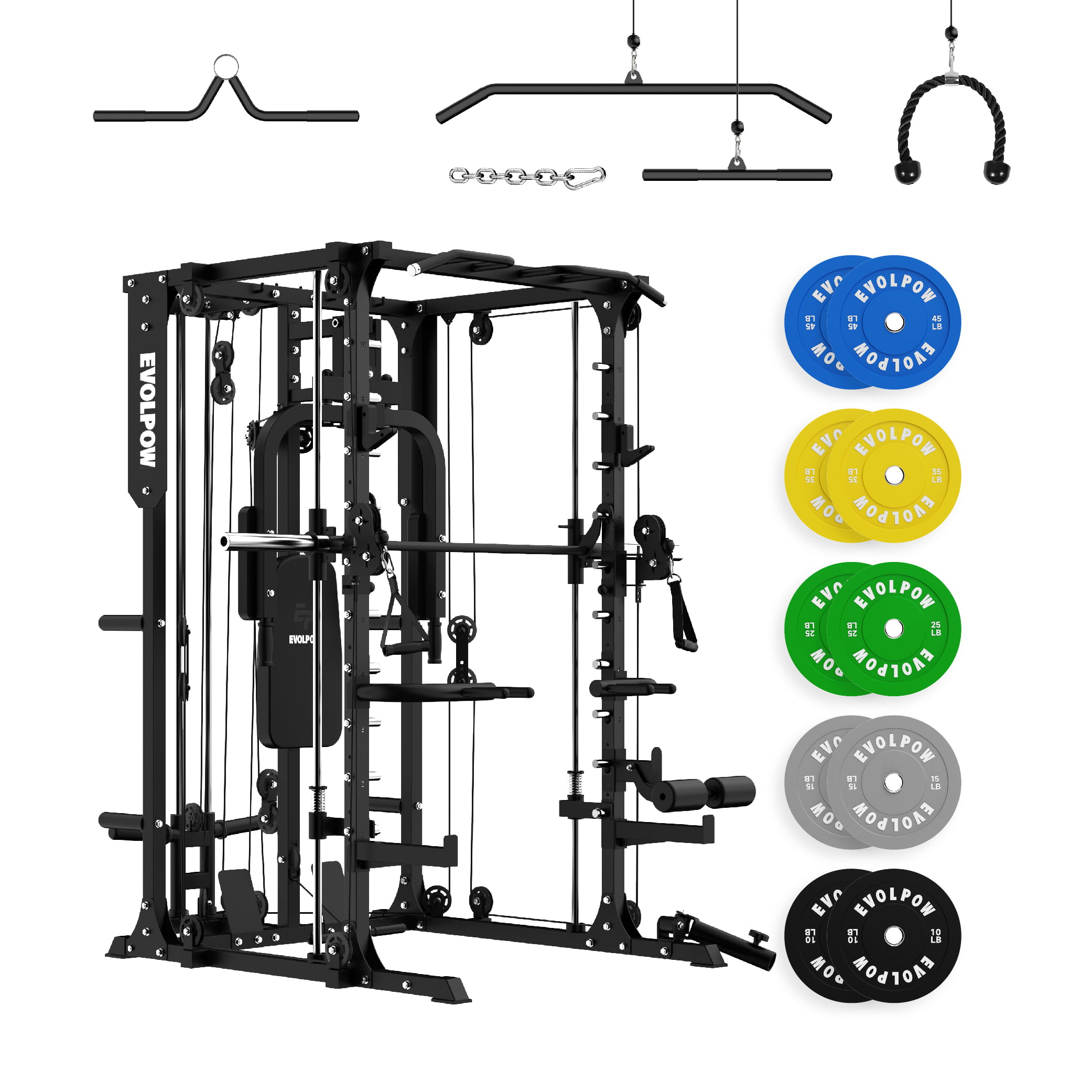 EVOLPOW M2A Brute All-in-One Smith Machine Home Gym