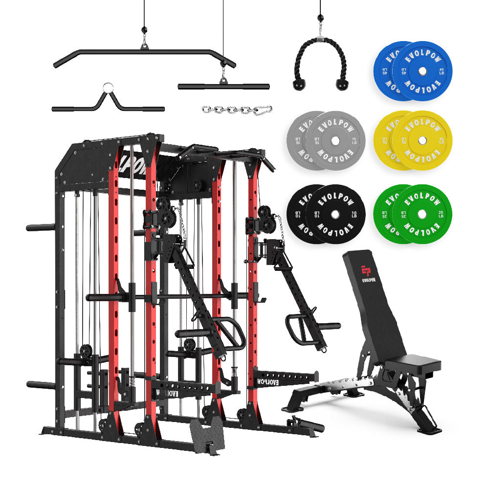 EVOLPOW M2B Brute All-In-One Smith Machine Home Gym