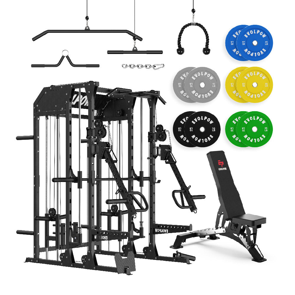 EVOLPOW M2B Brute All-In-One Smith Machine Home Gym