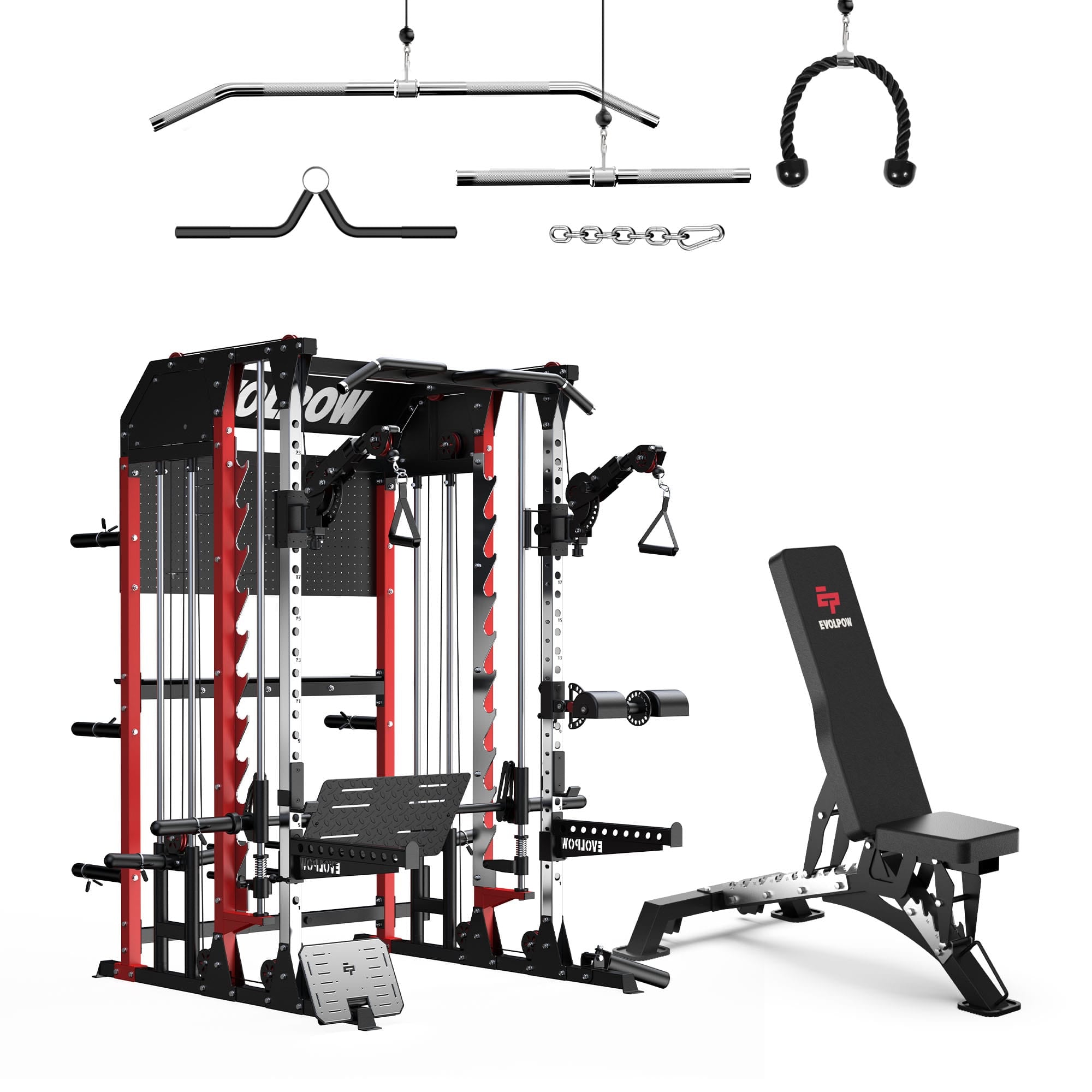 EVOLPOW M2B Pro Brute All-In-One Smith Machine Home Gym