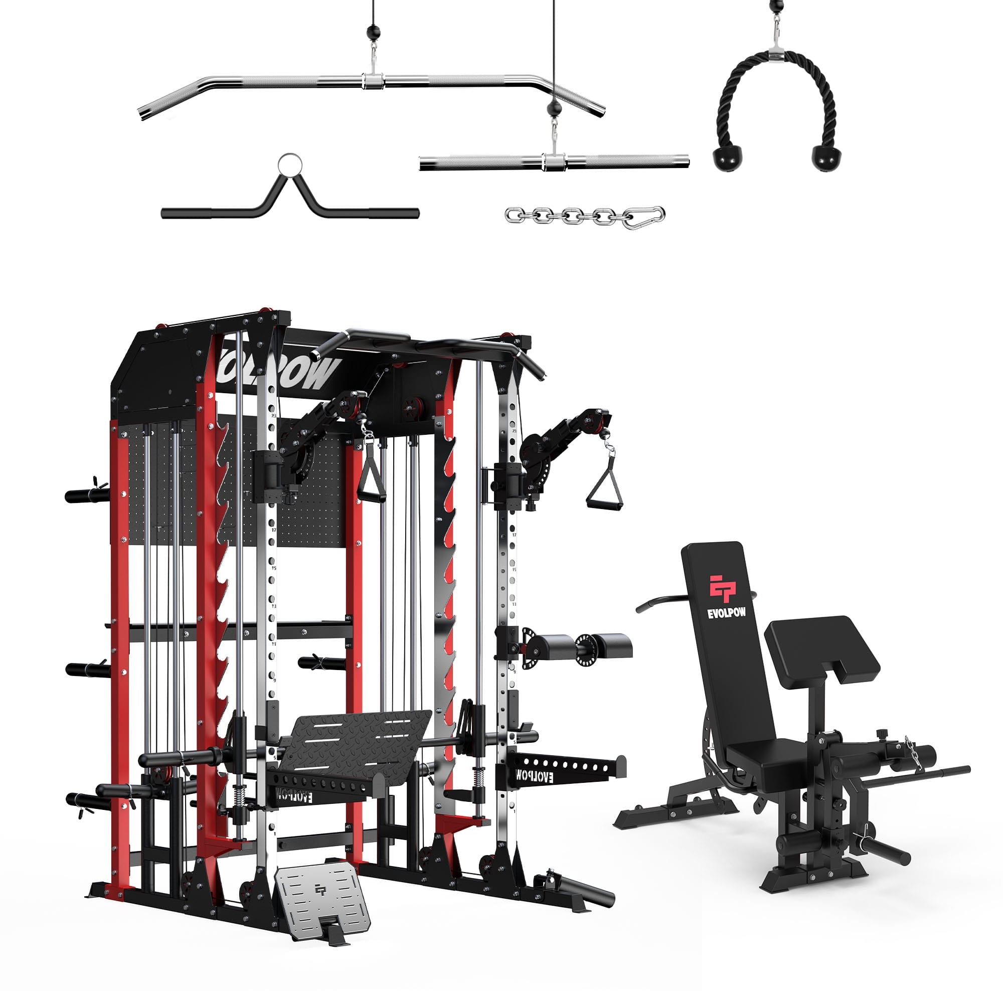 EVOLPOW M2B Pro Brute All-In-One Smith Machine Home Gym