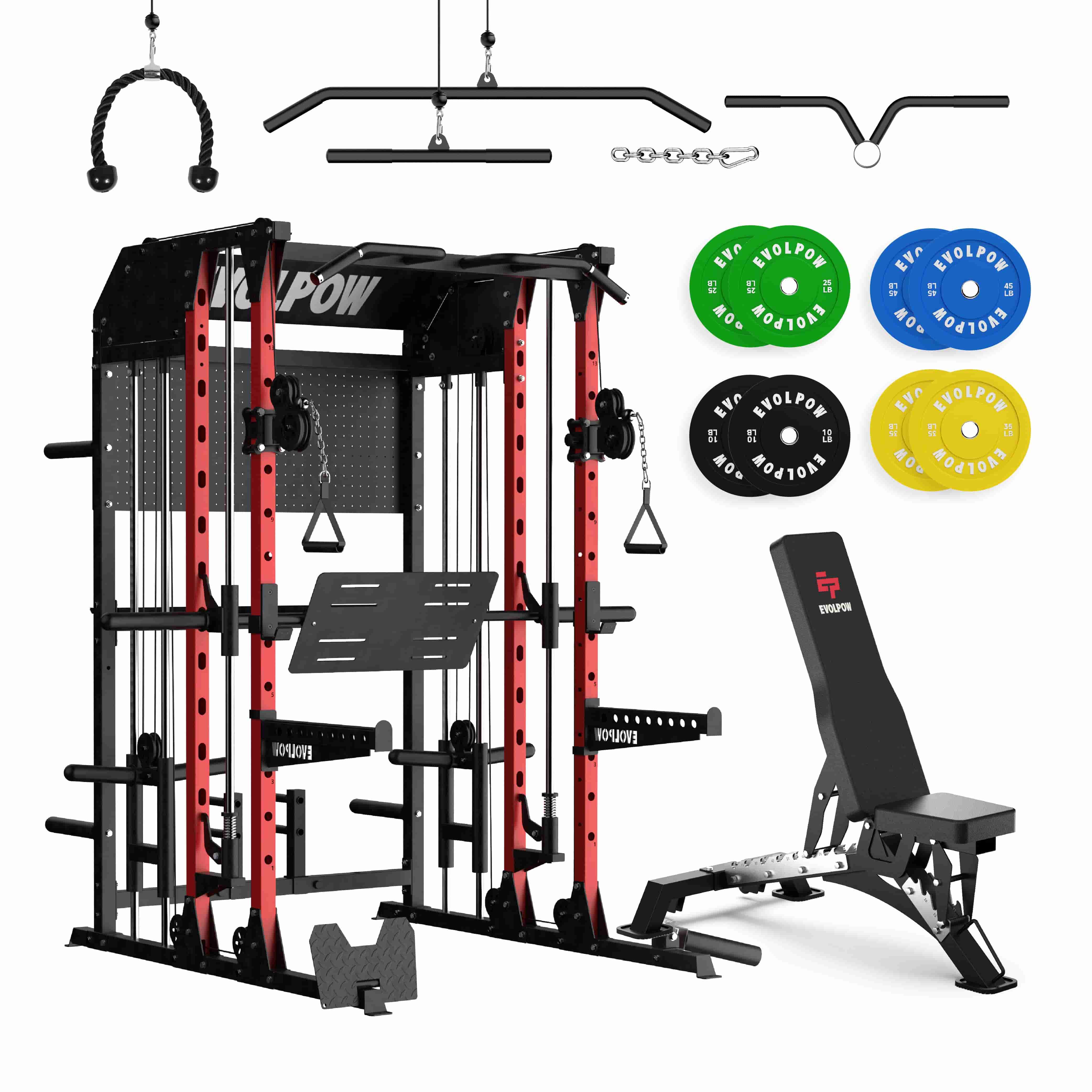 EVOLPOW M2B Brute All-In-One Smith Machine Home Gym