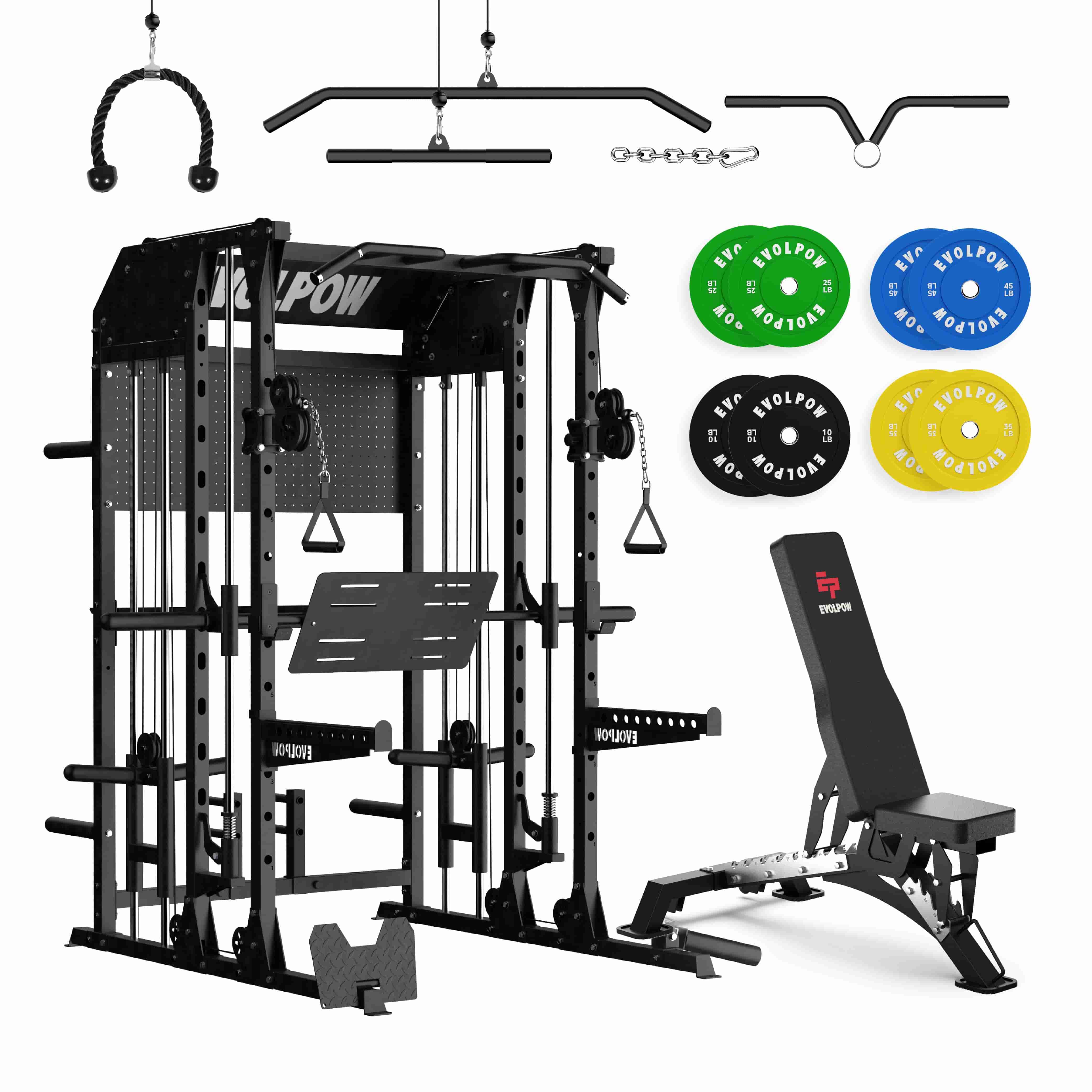 EVOLPOW M2B Brute All-In-One Smith Machine Home Gym