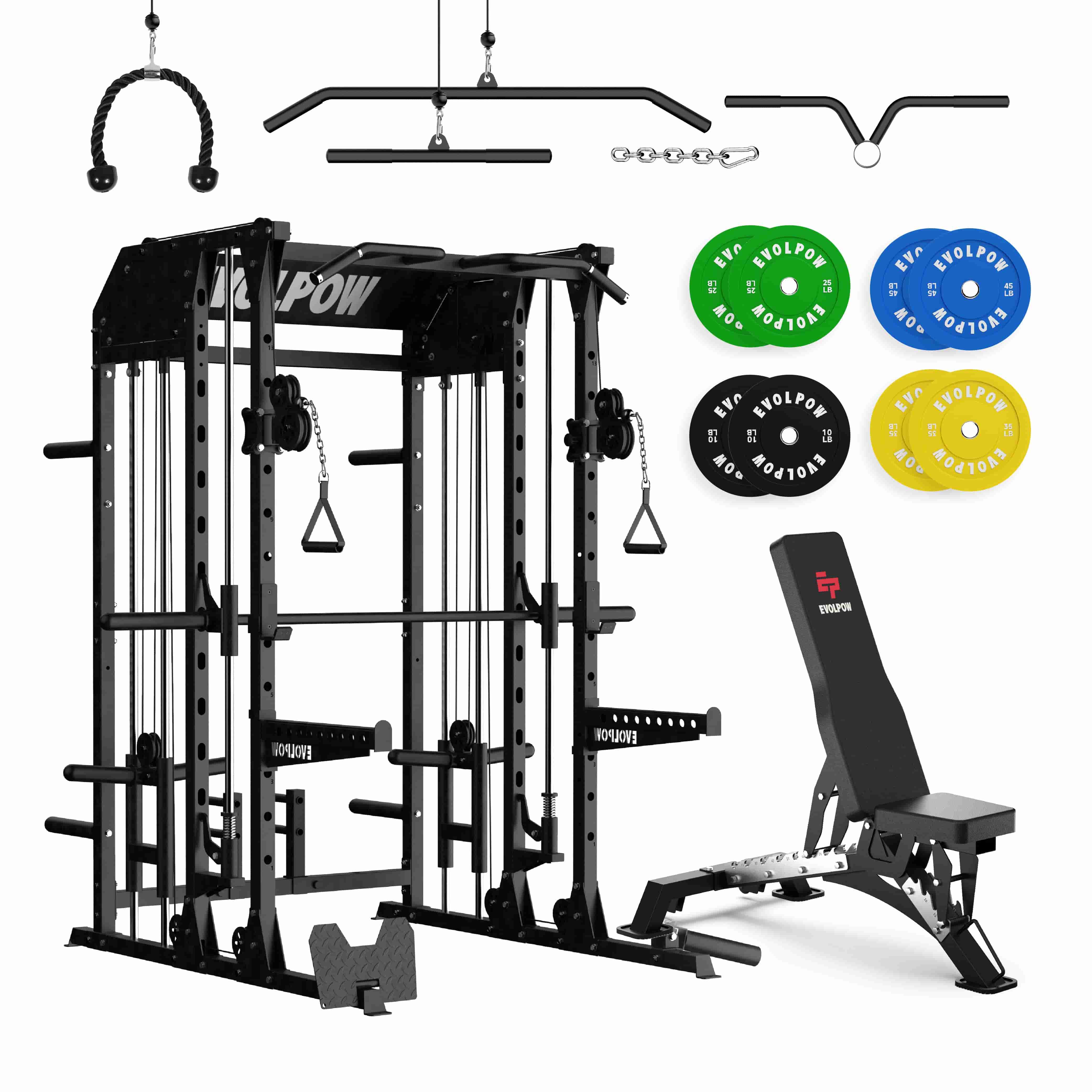 EVOLPOW M2B Brute All-In-One Smith Machine Home Gym