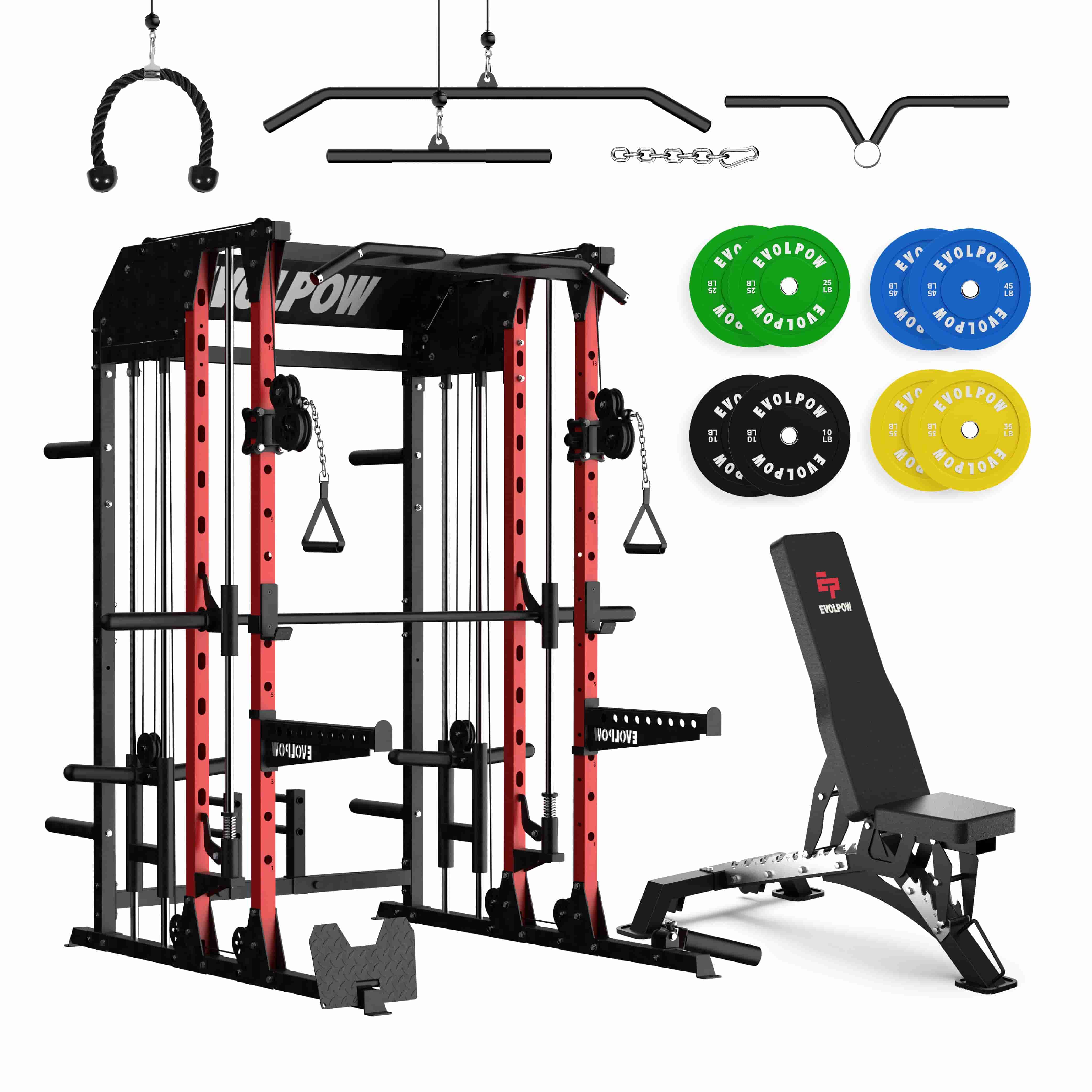 EVOLPOW M2B Brute All-In-One Smith Machine Home Gym