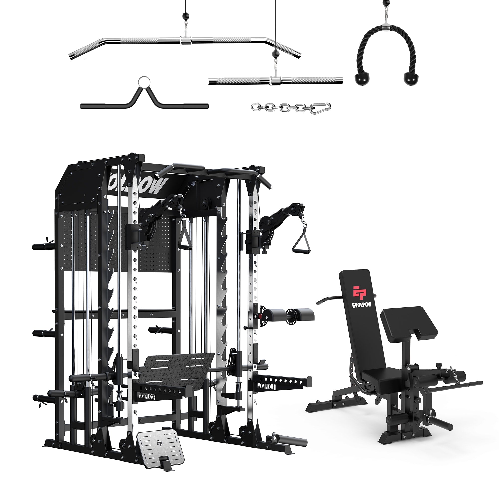 EVOLPOW M2B Pro Brute All-In-One Smith Machine Home Gym