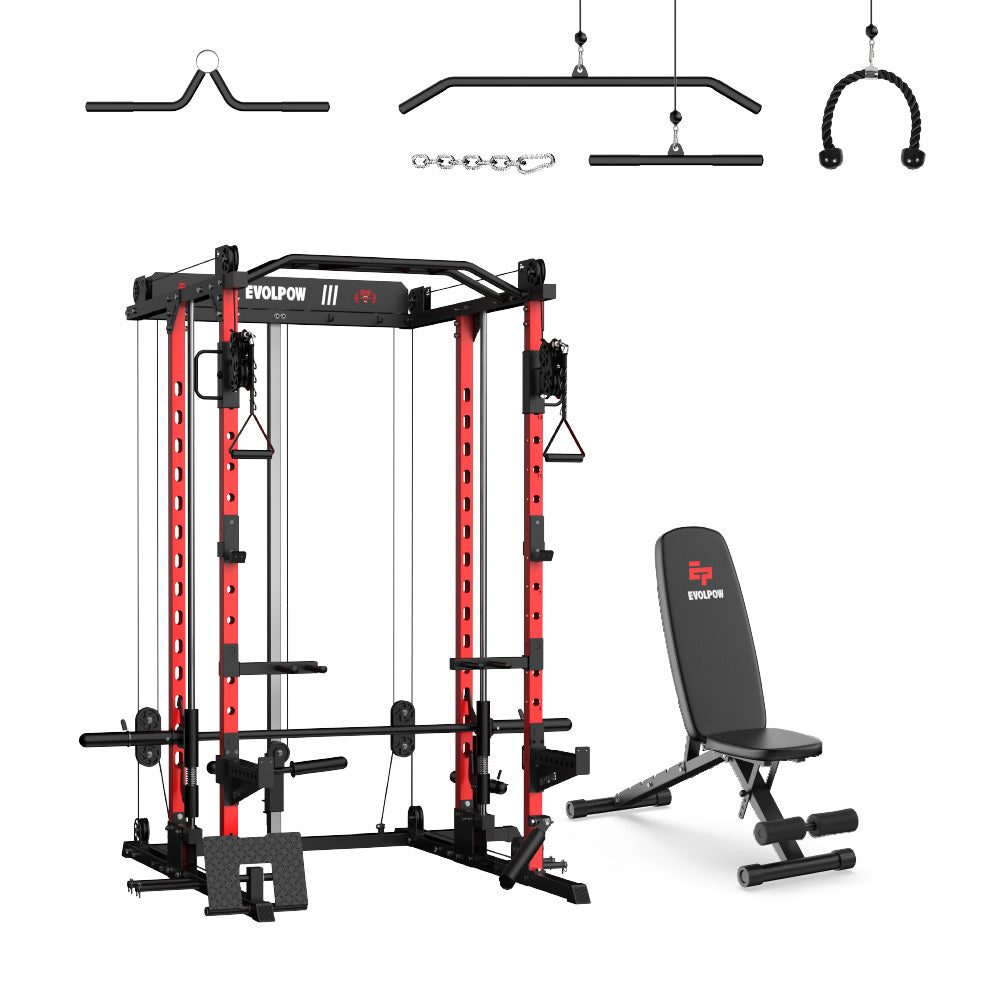 EVOLPOW M2D Brute All-in-One Smith Machine Home Gym