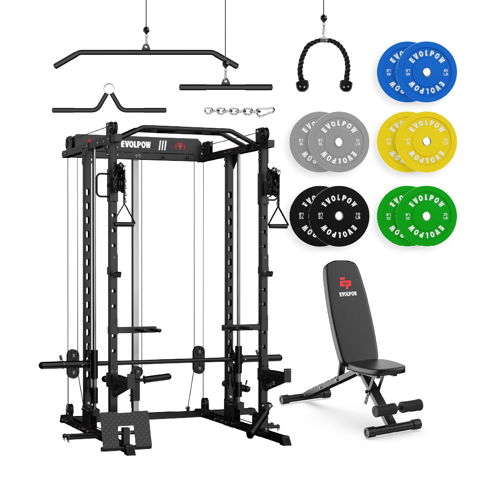 EVOLPOW M2D Brute All-in-One Smith Machine Home Gym