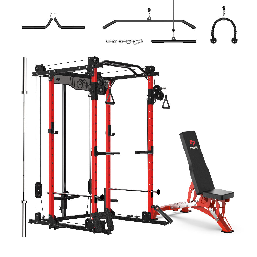 EVOLPOW P2D Brute All-in-One Power Rack Home Gym