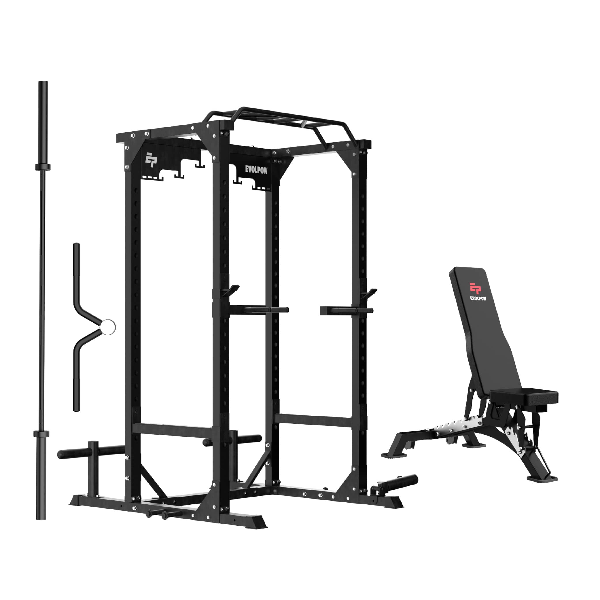 EVOLPOW P3B Tank All-in-One Power Rack Home Gym
