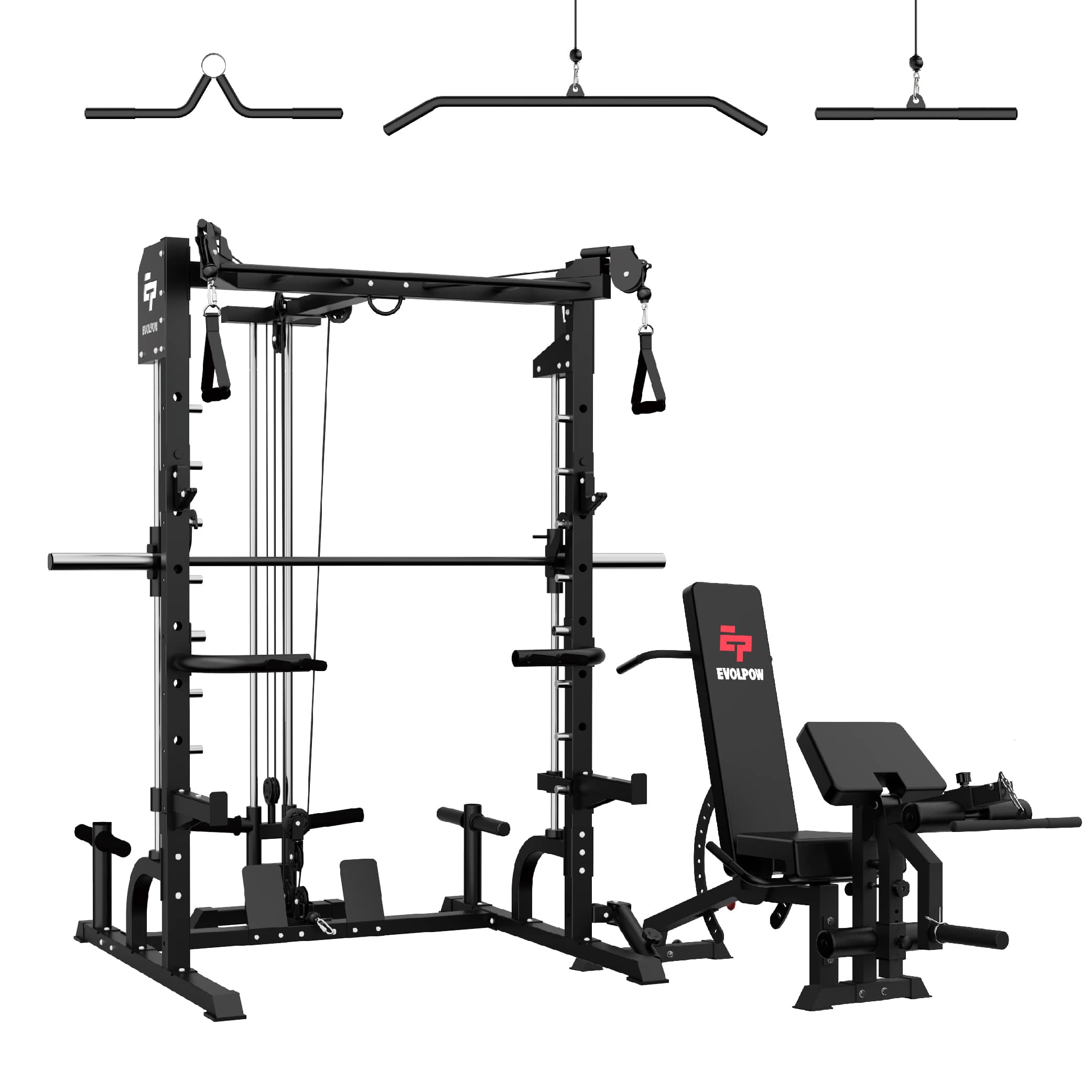 EVOLPOW S3A Tank All-in-One Smith Machine Home Gym