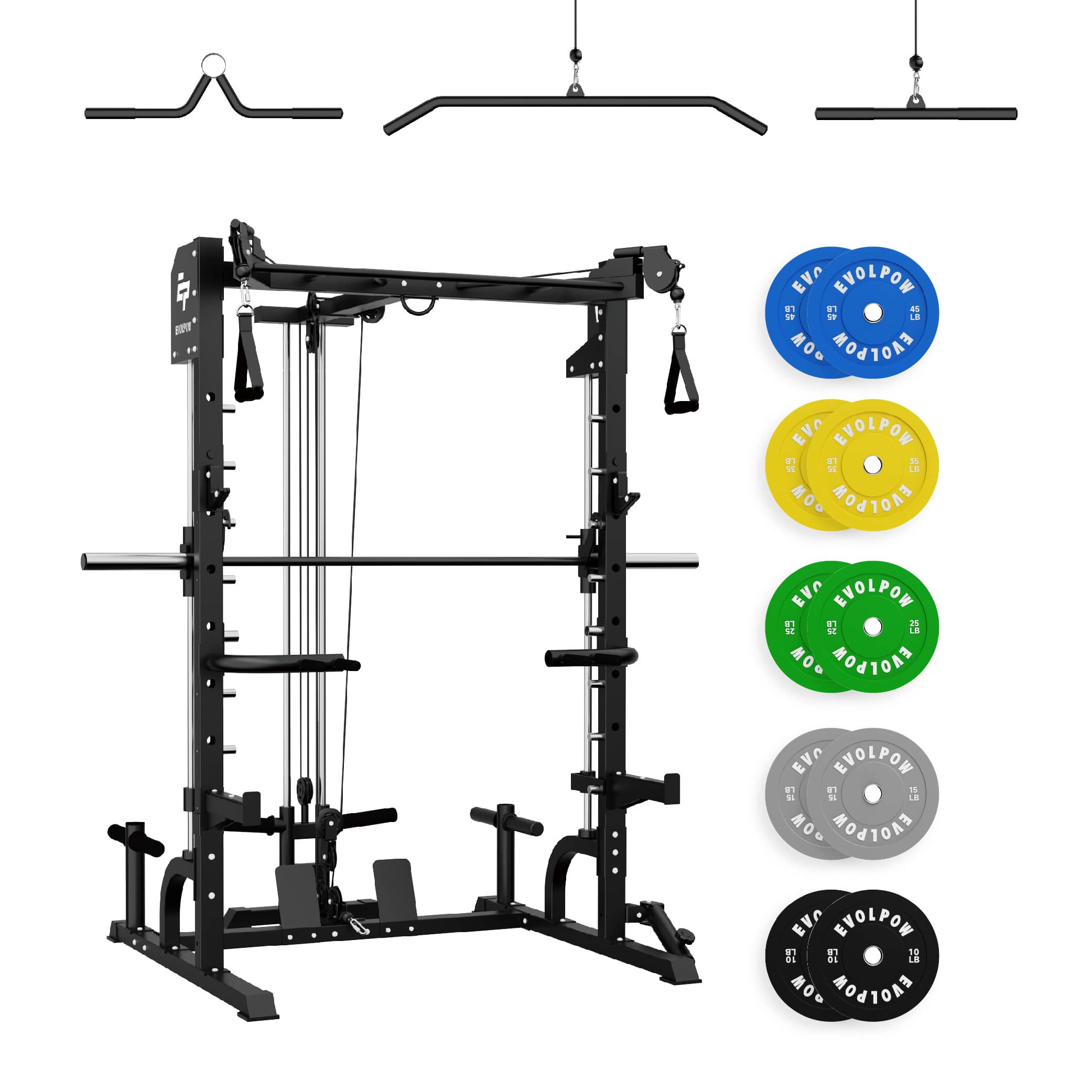 EVOLPOW S3A Tank All-in-One Smith Machine Home Gym