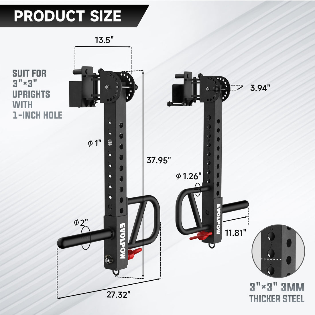 EVOLPOW Adjustable Lever Arms – Evolpow Fitness