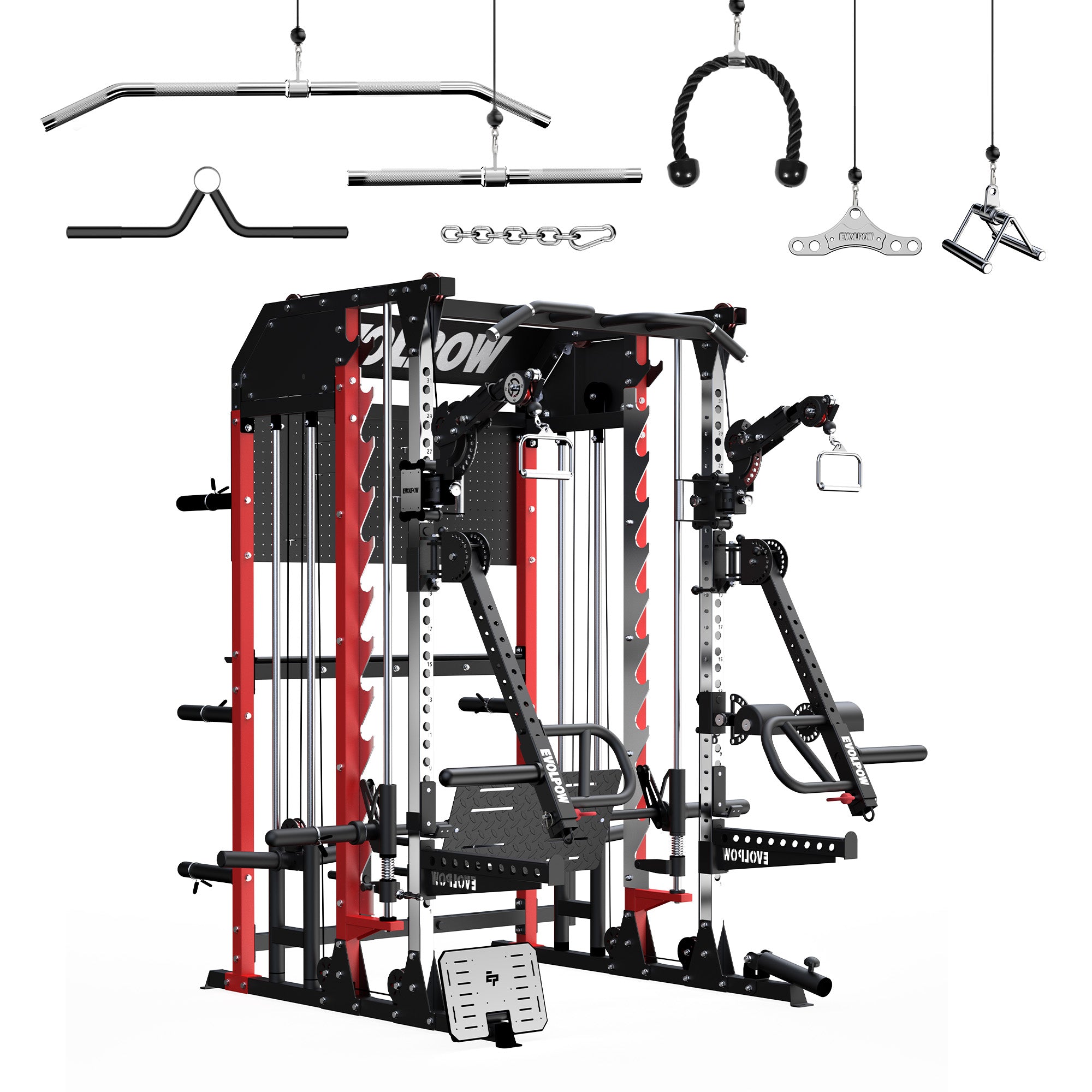 EVOLPOW M2B Pro Brute All-In-One Smith Machine Home Gym