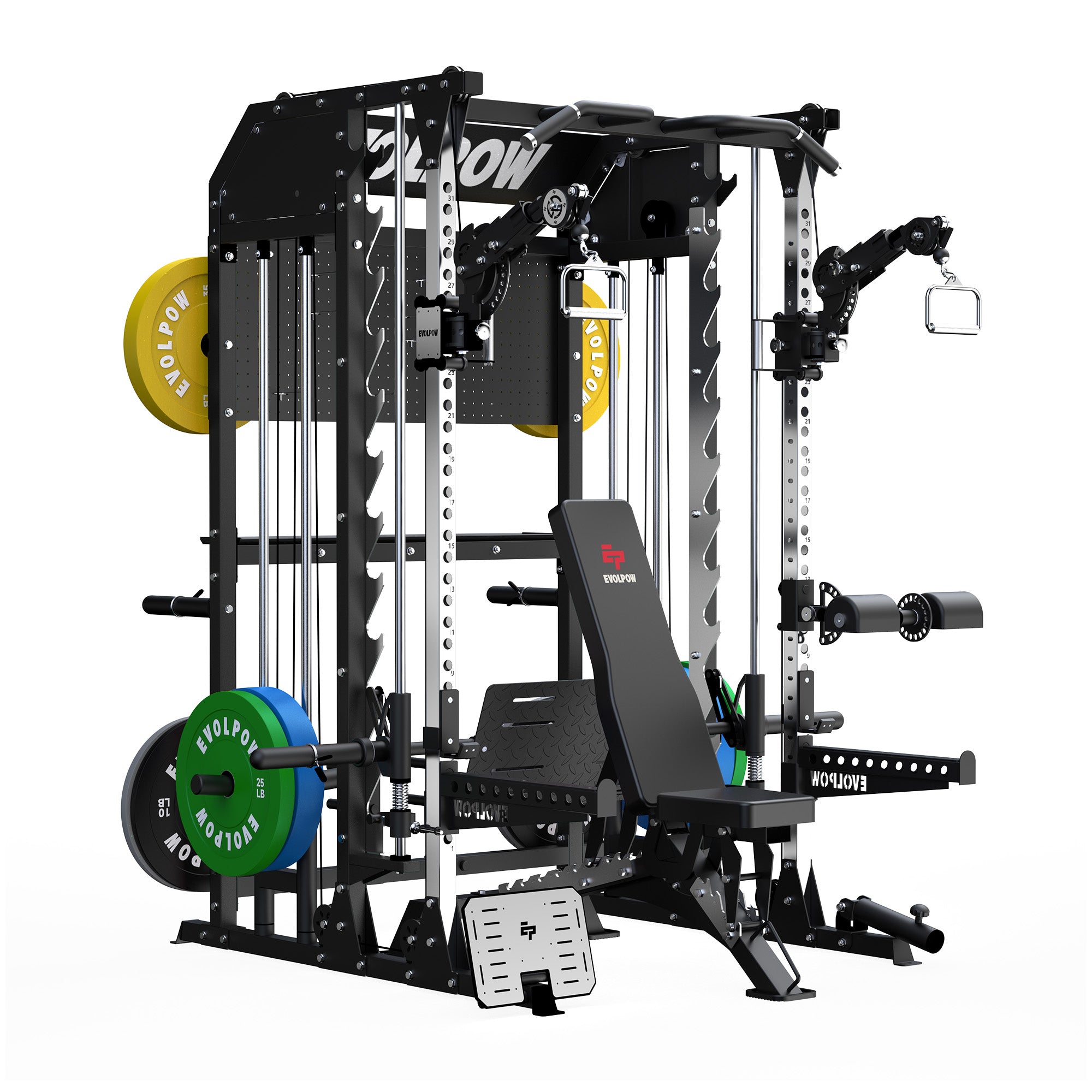 EVOLPOW M2B Pro Brute All-In-One Smith Machine Home Gym Package