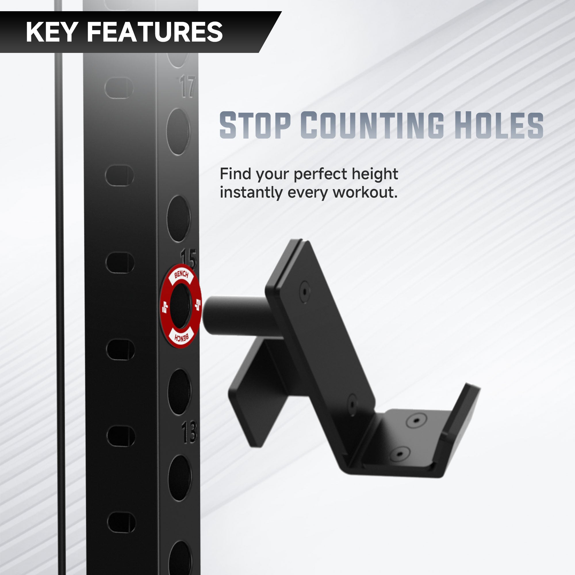 EVOLPOW Power Rack Magnetic Position Markers